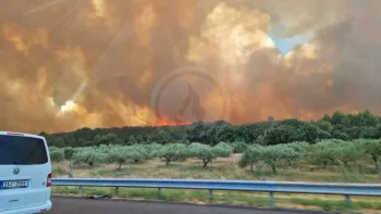 Incendie à Lédenon - Gard - 5 juillet 2026 - Feux de forêts et d'espaces naturels