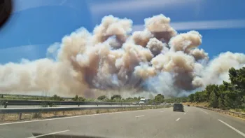 Incendie à Lédenon - Gard - 5 juillet 2026 - Feux de forêts et d'espaces naturels