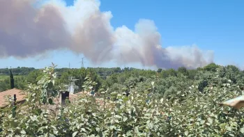 Incendie à Lédenon - Gard - 5 juillet 2026 - Feux de forêts et d'espaces naturels