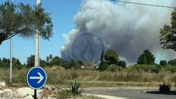 Incendie à Lédenon - Gard - 5 juillet 2026 - Feux de forêts et d'espaces naturels