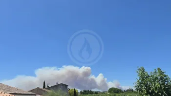 Incendie à Lédenon - Gard - 5 juillet 2026 - Feux de forêts et d'espaces naturels