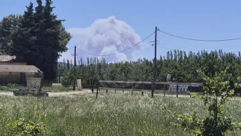 Incendie à Lédenon - Gard - 5 juillet 2026 - Feux de forêts et d'espaces naturels