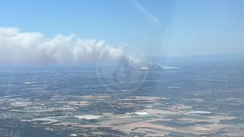 Incendie à Lédenon - Gard - 5 juillet 2026 - Feux de forêts et d'espaces naturels