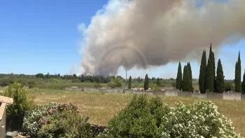 Incendie à Lédenon - Gard - 5 juillet 2026 - Feux de forêts et d'espaces naturels