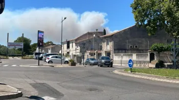 Incendie à Lédenon - Gard - 5 juillet 2026 - Feux de forêts et d'espaces naturels