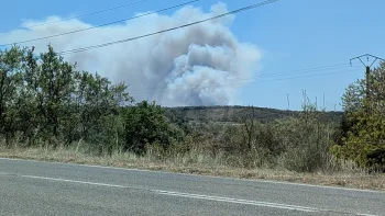 Incendie à Lédenon - Gard - 5 juillet 2026 - Feux de forêts et d'espaces naturels