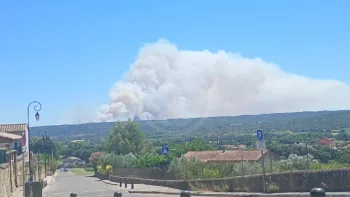 Incendie à Lédenon - Gard - 5 juillet 2026 - Feux de forêts et d'espaces naturels