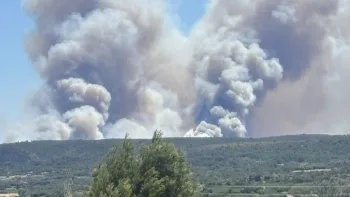 Incendie à Lédenon - Gard - 5 juillet 2026 - Feux de forêts et d'espaces naturels