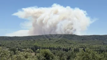Incendie à Lédenon - Gard - 5 juillet 2026 - Feux de forêts et d'espaces naturels