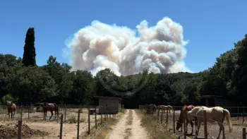 Incendie à Lédenon - Gard - 5 juillet 2026 - Feux de forêts et d'espaces naturels