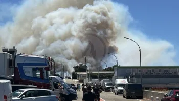Incendie à Lédenon - Gard - 5 juillet 2026 - Feux de forêts et d'espaces naturels
