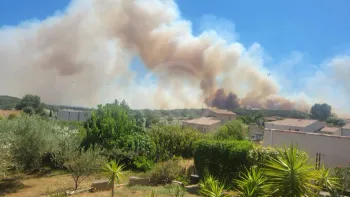 Incendie à Lédenon - Gard - 5 juillet 2026 - Feux de forêts et d'espaces naturels