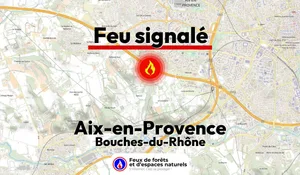 Incendie à Aix-en-Provence (13) : le feu est éteint