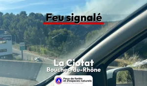 Incendie à La Ciotat (13) : le feu est éteint