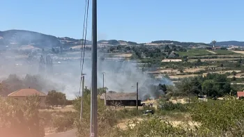 Incendie à Montagny - Rhône - 5 juillet 2026 - Feux de forêts et d'espaces naturels