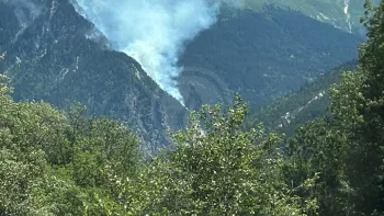 Incendie à Planay - Savoie - 5 juillet 2026 - Feux de forêts et d'espaces naturels