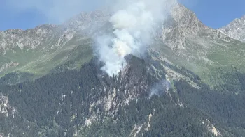Incendie à Planay - Savoie - 5 juillet 2026 - Feux de forêts et d'espaces naturels