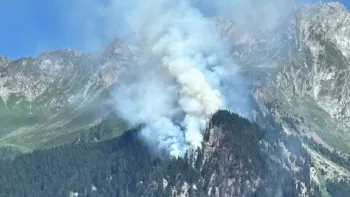 Incendie à Planay - Savoie - 5 juillet 2026 - Feux de forêts et d'espaces naturels