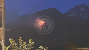 Incendie à Planay - Savoie - 5 juillet 2026 - Feux de forêts et d'espaces naturels