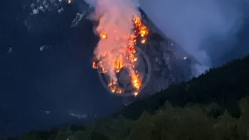 Incendie à Planay - Savoie - 5 juillet 2026 - Feux de forêts et d'espaces naturels