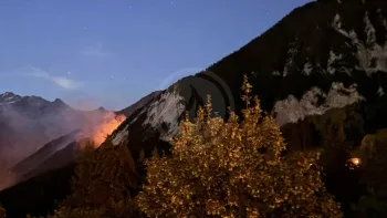 Incendie à Planay - Savoie - 5 juillet 2026 - Feux de forêts et d'espaces naturels