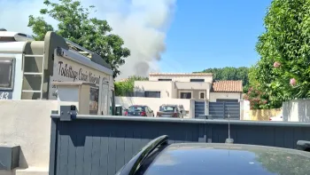 Incendie à Lunel - Hérault - 5 juillet 2026 - Feux de forêts et d'espaces naturels