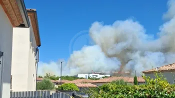Incendie à Lunel - Hérault - 5 juillet 2026 - Feux de forêts et d'espaces naturels