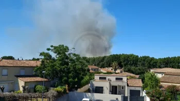 Incendie à Lunel - Hérault - 5 juillet 2026 - Feux de forêts et d'espaces naturels