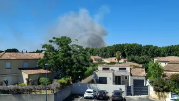 Incendie à Lunel - Hérault - 5 juillet 2026 - Feux de forêts et d'espaces naturels