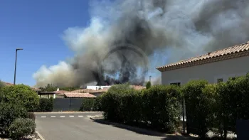 Incendie à Lunel - Hérault - 5 juillet 2026 - Feux de forêts et d'espaces naturels