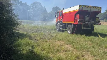 Incendie à Brech - Morbihan - 5 juillet 2026 - Feux de forêts et d'espaces naturels