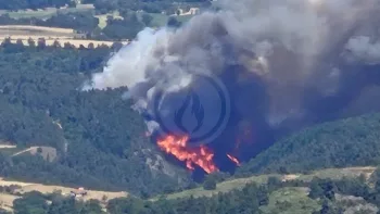 Incendie à Saint-Haon - Haute-Loire - 5 juillet 2026 - Feux de forêts et d'espaces naturels