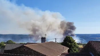 Incendie à Saint-Haon - Haute-Loire - 5 juillet 2026 - Feux de forêts et d'espaces naturels