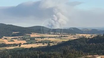 Incendie à Saint-Haon - Haute-Loire - 5 juillet 2026 - Feux de forêts et d'espaces naturels