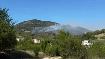 Incendie à La Penne-sur-l'Ouvèze - Drôme - 5 juillet 2026 - Feux de forêts et d'espaces naturels