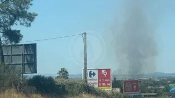 Incendie à Sauvian - Hérault - 5 juillet 2026 - Feux de forêts et d'espaces naturels