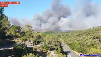 Incendie à Carlencas-et-Levas - Hérault - 5 juillet 2026 - Feux de forêts et d'espaces naturels