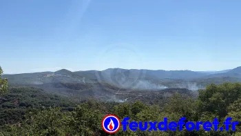 Incendie à Carlencas-et-Levas - Hérault - 5 juillet 2026 - Feux de forêts et d'espaces naturels