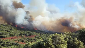Incendie à Carlencas-et-Levas - Hérault - 5 juillet 2026 - Feux de forêts et d'espaces naturels