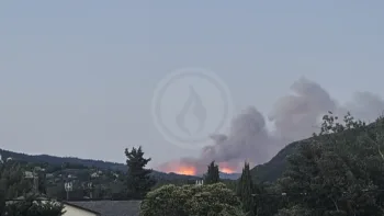 Incendie à Carlencas-et-Levas - Hérault - 5 juillet 2026 - Feux de forêts et d'espaces naturels