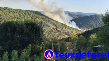 Incendie à Lunas-les-Châteaux - Hérault - 5 juillet 2026 - Feux de forêts et d'espaces naturels