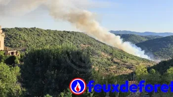 Incendie à Lunas-les-Châteaux - Hérault - 5 juillet 2026 - Feux de forêts et d'espaces naturels