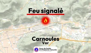 Incendie à Carnoules (83) : le feu est éteint