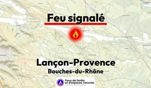Incendie à Lançon-Provence (13) : le feu est éteint