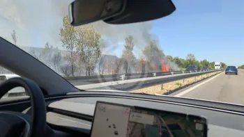 Incendie à Saint-Martin-de-Crau - Bouches-du-Rhône - 6 juillet 2026 - Feux de forêts et d'espaces naturels