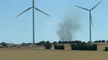 Incendie à Lozay - Charente-Maritime - 6 juillet 2026 - Feux de forêts et d'espaces naturels