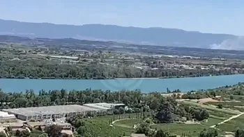 Incendie à Bourg-lès-Valence - Drôme - 6 juillet 2026 - Feux de forêts et d'espaces naturels