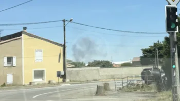 Incendie à Bourg-lès-Valence - Drôme - 6 juillet 2026 - Feux de forêts et d'espaces naturels