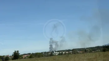 Incendie à Bourg-lès-Valence - Drôme - 6 juillet 2026 - Feux de forêts et d'espaces naturels