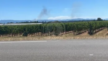 Incendie à Bourg-lès-Valence - Drôme - 6 juillet 2026 - Feux de forêts et d'espaces naturels